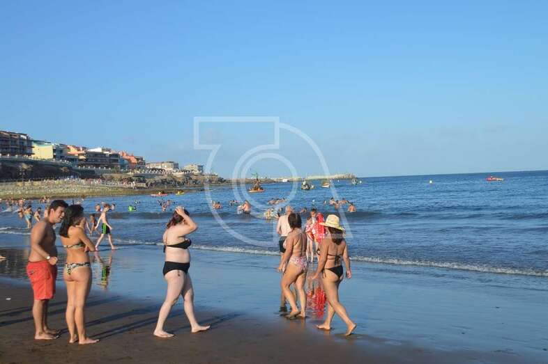 Playa de Melenara, en Telde (Foto TA)